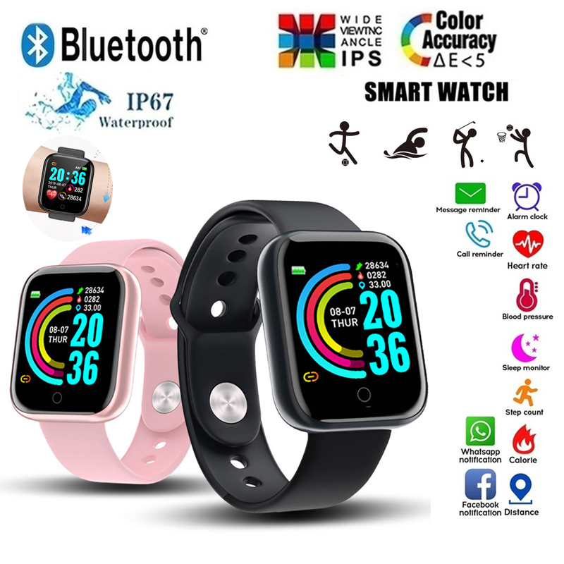 Smartwatch X12 - D20スマートウォッチ防水フィットネストラッカー心拍数モニター血圧bluetoothスマートウォッチ手首にアップルのiosアンドロイド