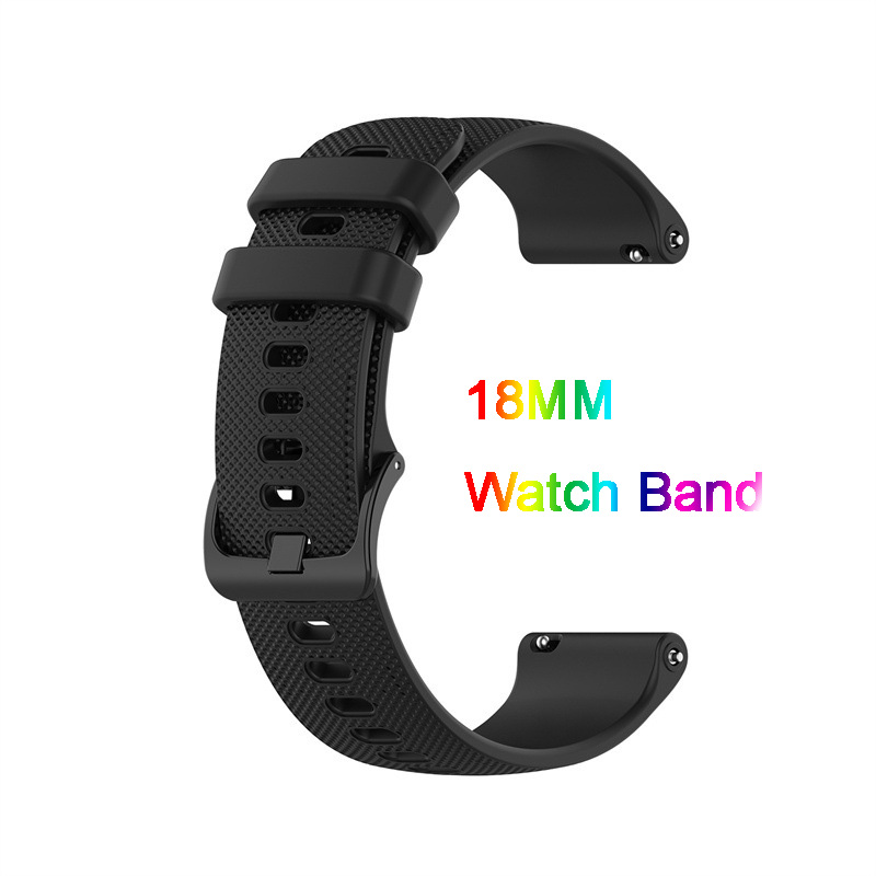 Fossil Smartwatch Accessories - シリコン交換用時計バンド、女性用gen 6、5e、gen 4、qベンチャー時間、gen 3スマートウォッチ、18mm
