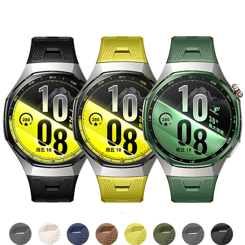 Titan Smartwatch Accessories - Huawei Watch GT 7 Pro 46mm用ノーギャップストラップ、オリジナル1:1スポーツシリコン通気性ブレスレット、HUAWEI