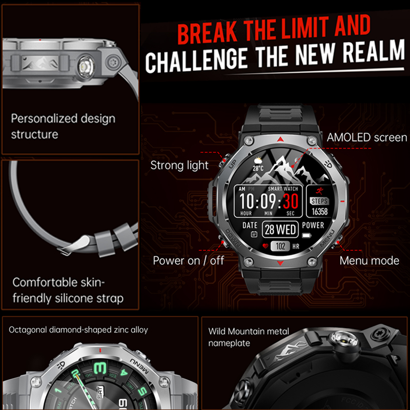 2026年新型T-Rex 3 Ultraアウトドアスポーツス - Smartwatch Custom のレビューと価格