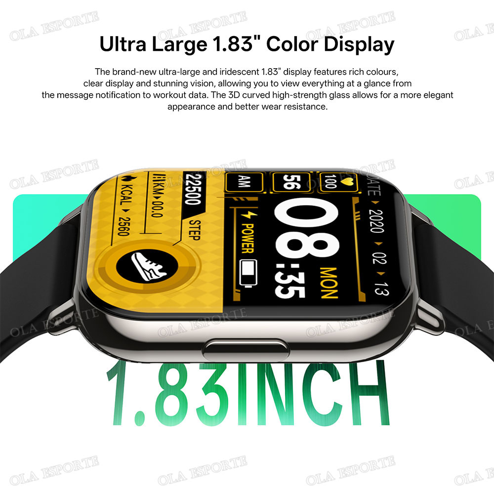 新型スマートウォッチ 1.83インチ 防水 メッセージ応答  - Smartwatch X12 のレビューと価格