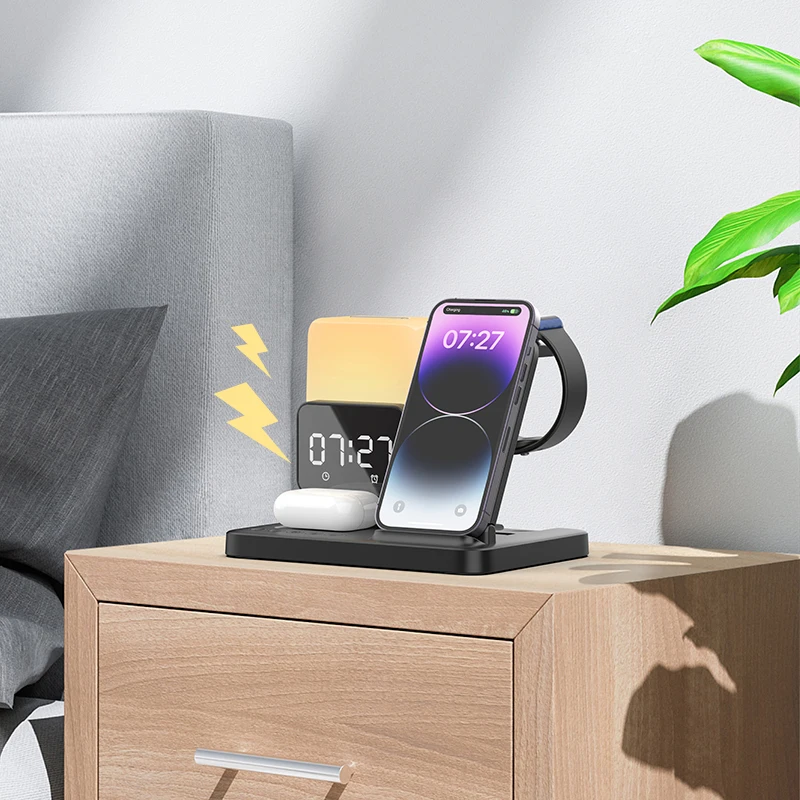 ワイヤレス充電スタンド,iPhone,Airpods Pro - Smartwatch X12 のレビューと価格