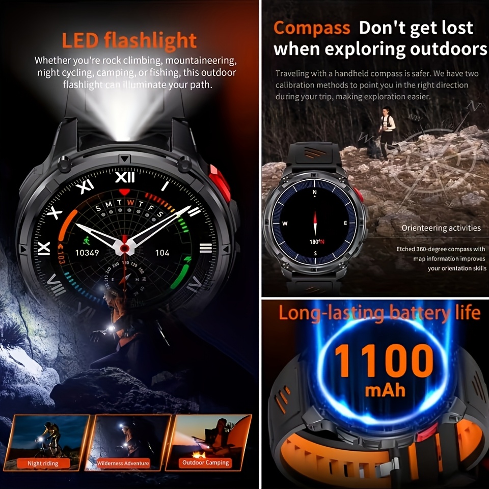 新型T-REX3 Ultra 1100mAhバッテリー搭載ス - Smartwatch Custom のレビューと価格