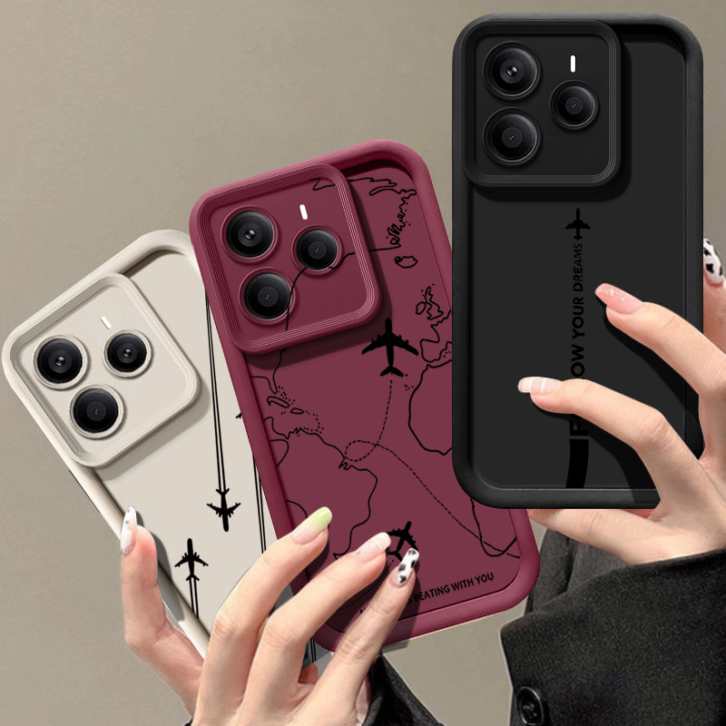 飛行機のルートパターンTPUスマホケース Xiaomi Re - Xiaomi Redmi Note 13 のレビューと価格