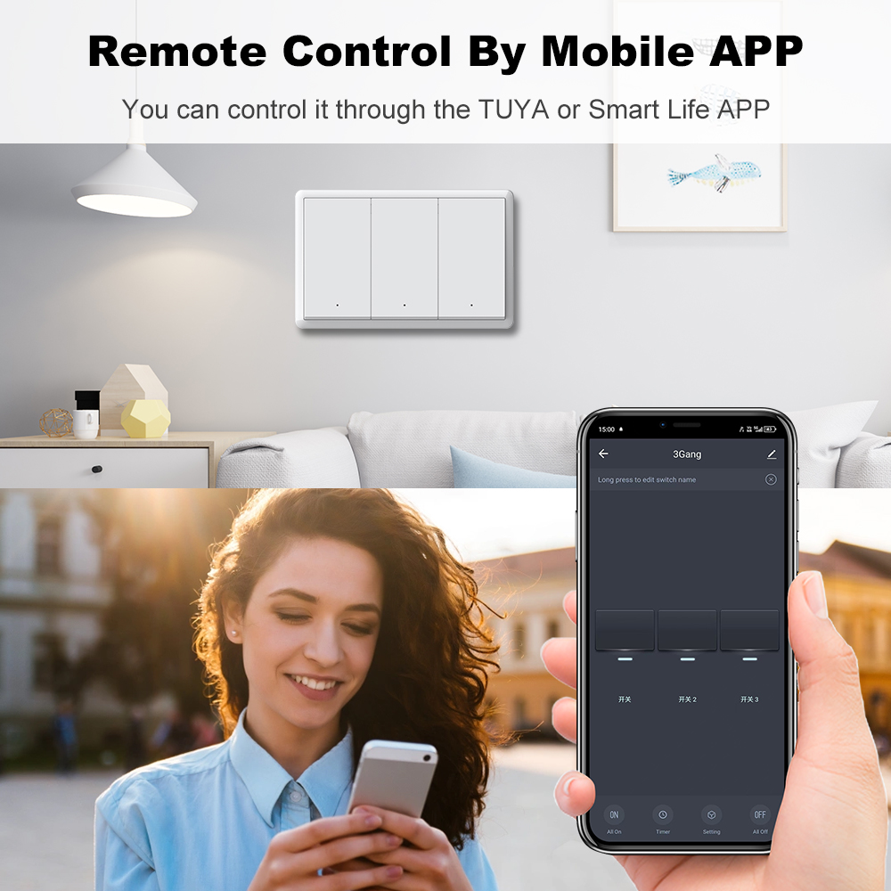 MANHOT ZigBee3.0 スマートスイッチ 中性線不 - Smart Accessories のレビューと価格
